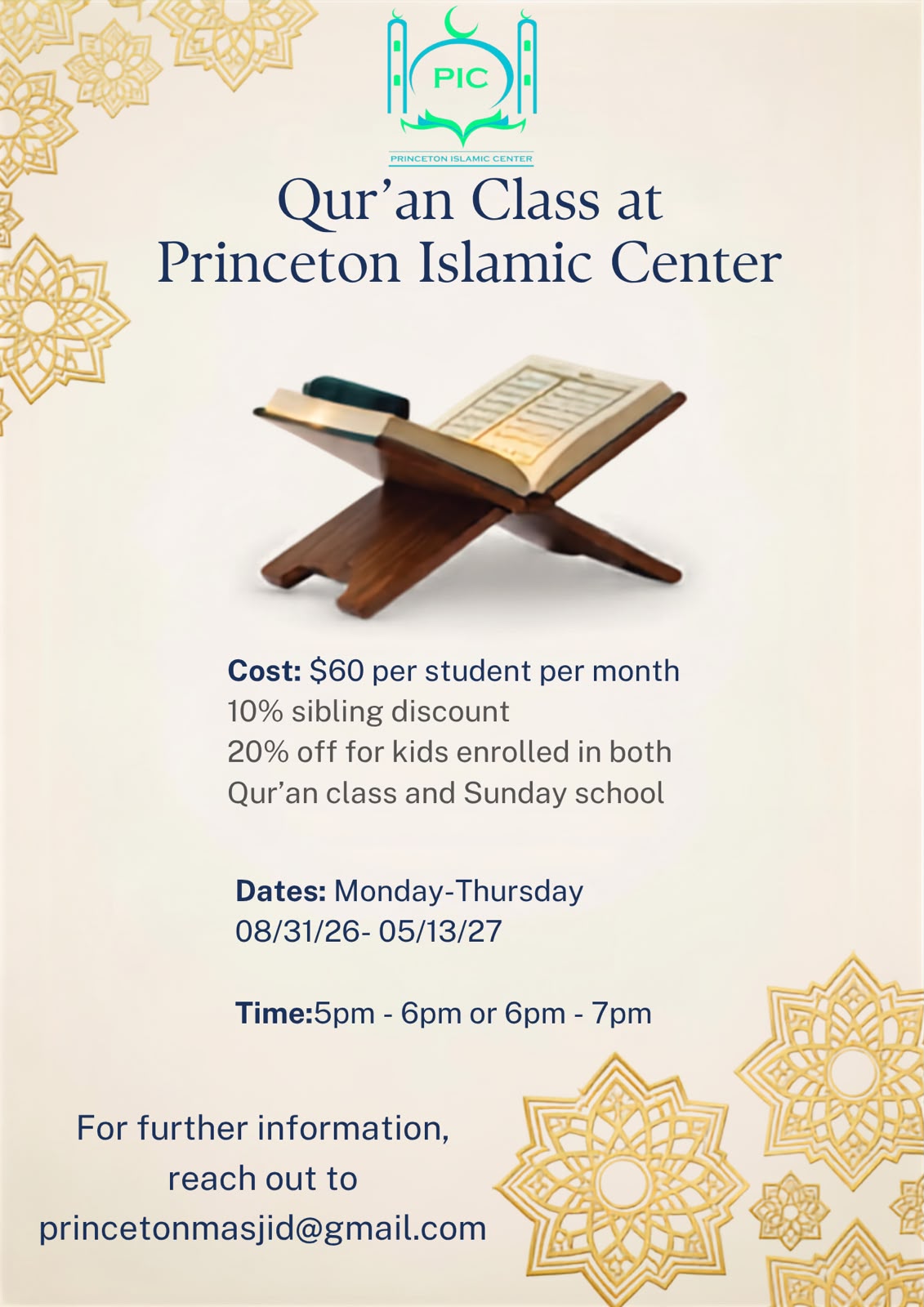 Register for Quran School