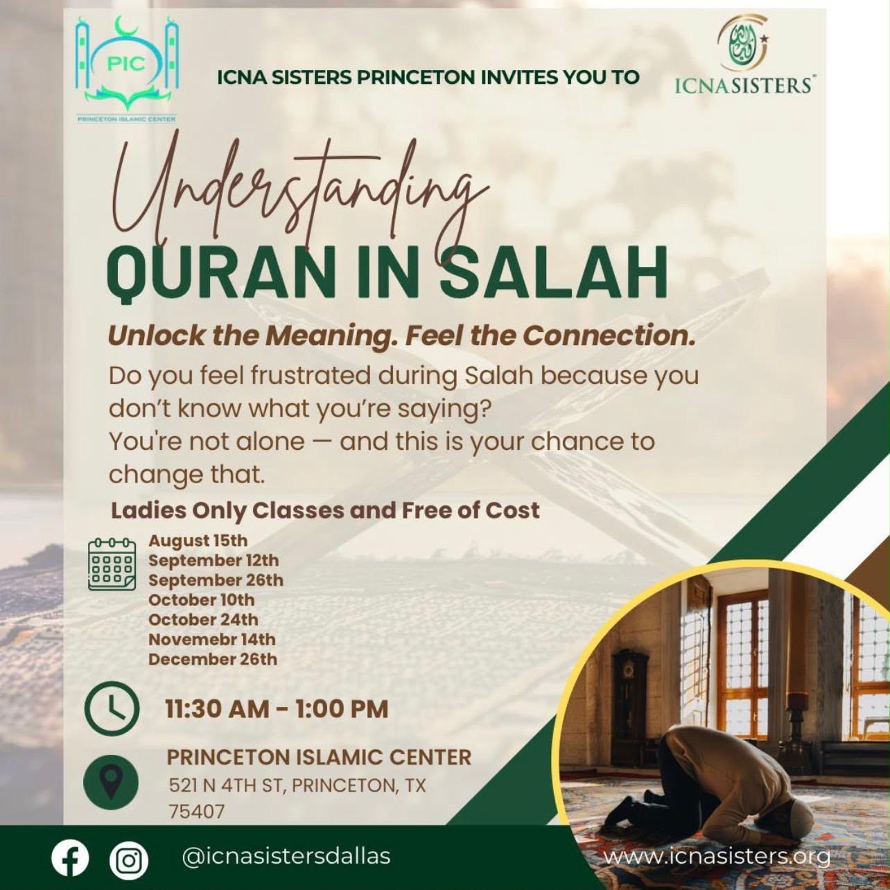 Understanding Quran and Salah: Ladies Only